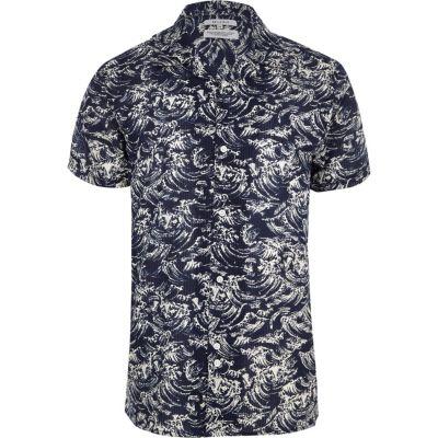 Mens Bellfield Wave Print Shirt