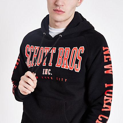 Mens Schott Logo Hoodie