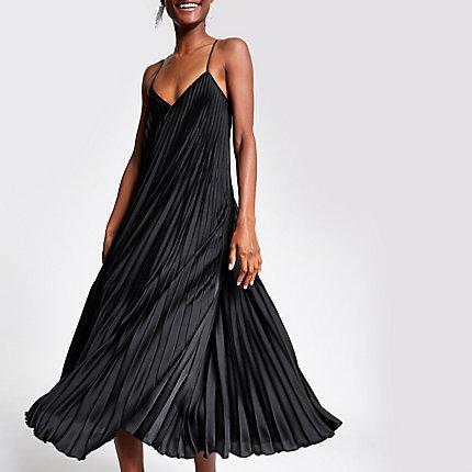 River Island Womens Pleated Maxi Dress
