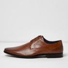 River Island Menstan Embossed Faux Leather Smart Shoes