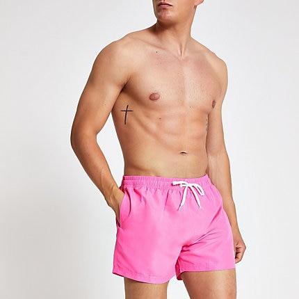 River Island Mens Neon 'prolific' Short Swim Trunks