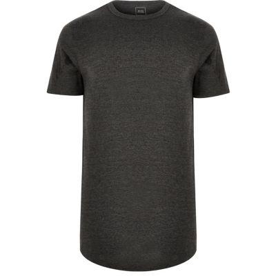 River Island Mens Big And Tall Slim Fit Marl T-shirt