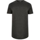 River Island Mens Big And Tall Slim Fit Marl T-shirt