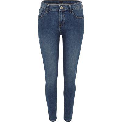 River Island Womens Mid Authentic Amelie Super Skinny Jeans
