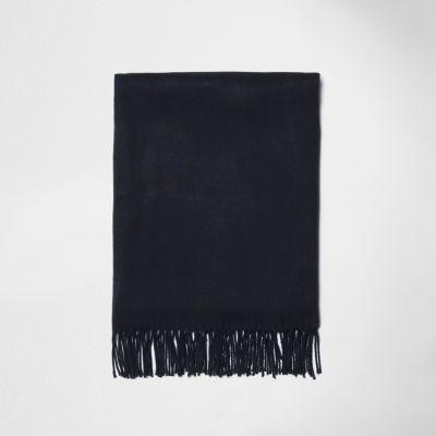 River Island Mens Brushed Tassel Scarf