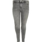 River Island Womens Plus Wash Mid Rise Molly Jeggings