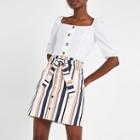 River Island Womens Stripe Mini Skirt