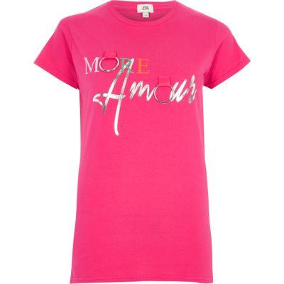 River Island Womens 'more Amour' Ring T-shirt