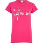 River Island Womens 'more Amour' Ring T-shirt
