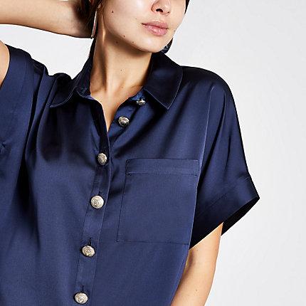 River Island Womens Short Sleeve Shirt