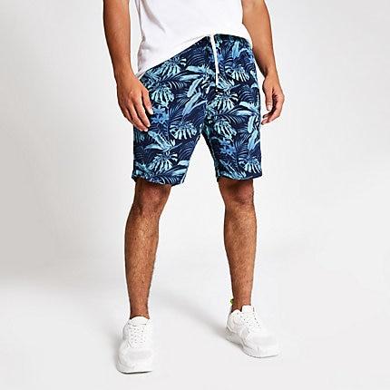 Mens Jack And Jones Tropical Swim Shorts