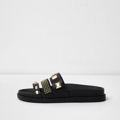 River Island Womens Studded Sliders