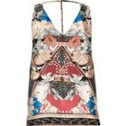 River Island Womens Rhinestone Print T-bar Cami Top