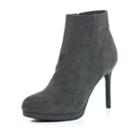 River Island Womens Suede Platform Ankle Boots