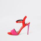 River Island Womens Wide Fit Two Part Stiletto Heel Sandals