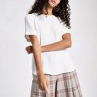 River Island Womens Zip Back Loose Fit T-shirt
