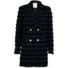 River Island Womens Fringed Double Breasted Jacket