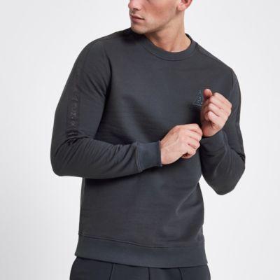 River Island Mens Concept 'mcmlx' Crew Neck Jumper