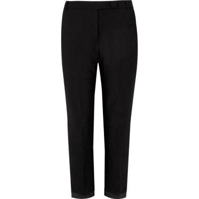 River Island Womens Stepped Hem Cigarette Trousers
