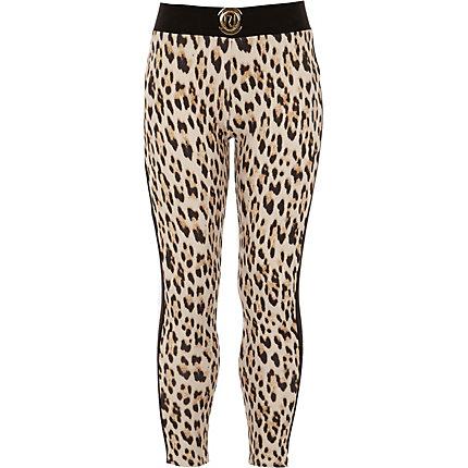 River Island Girls Leopard Print Leggings