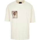 River Island Mens Design Forum Rose Photo Print T-shirt
