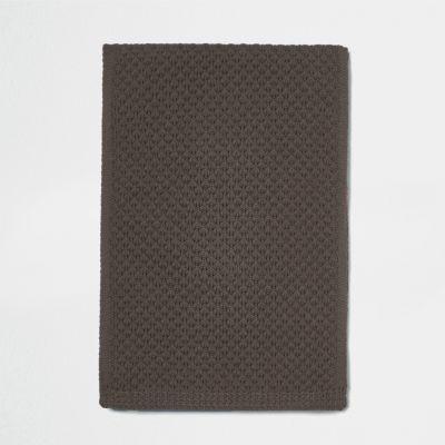 River Island Mensbrown Marl Honeycomb Knit Scarf