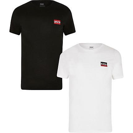 Mens Levi's Slim Fit T-shirt 2 Pack