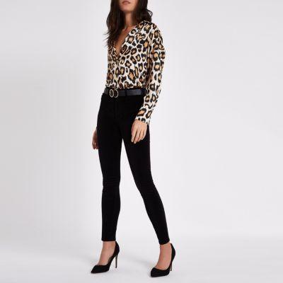River Island Womens Rl Molly Velvet Jeggings