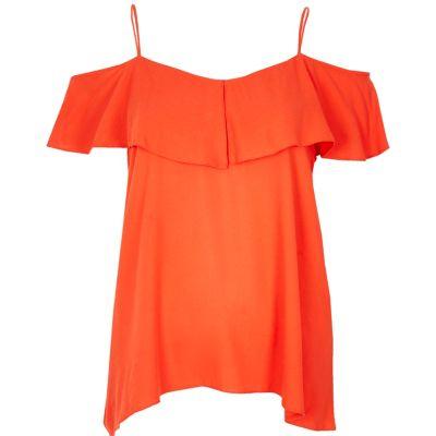 River Island Womens Tiered Bardot Cami Top