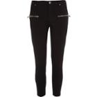 River Island Womens Petite Zip Detail Skinny Trousers