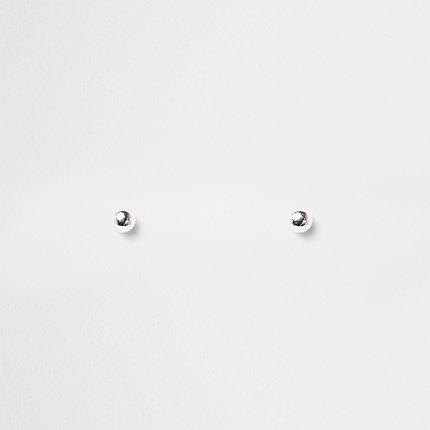 River Island Womens Silver Plated Stud Earrings