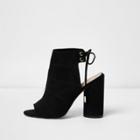 River Island Womens Tie Back Shoeboot