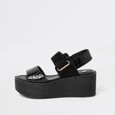 River Island Womens Wedge Heel Platform Sandals