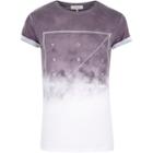 River Island Mensbrown Faded Slogan Print T-shirt
