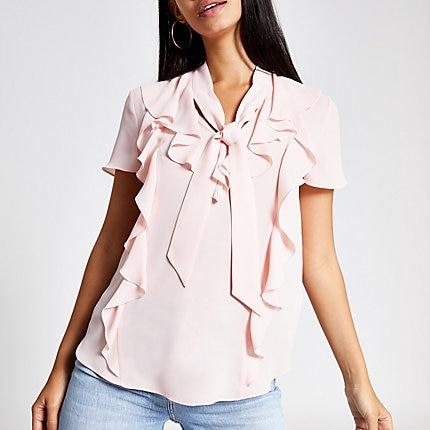 River Island Womens Frill Shell Top