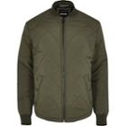 Mens Jack And Jones Quilted Bomber Jacket