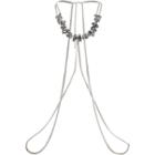 River Island Womens Silver Tone Chunky Body Harness