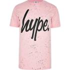 Mens Hype Speckle Print Short Sleeve T-shirt