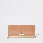River Island Womens Patent Front Clutch
