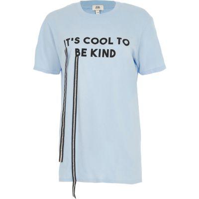 River Island Womens 'it's Cool To Be Kind' Print T-shirt
