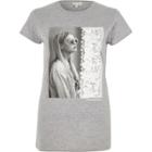 River Island Womens Photograph Print Fitted T-shirt