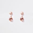 River Island Womens Rose Gold Mini Jewel Drop Stud Earrings