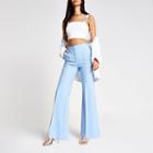 River Island Womens Structured Flared Trousers