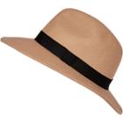 River Island Menscamel Felt Fedora Hat