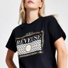 River Island Womens Petite 'reveuse' Short Sleeve T-shirt