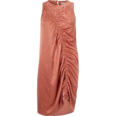 River Island Womens Ruched Front Sleeveless Dress