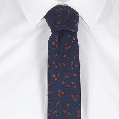 River Island Mens Floral Tie
