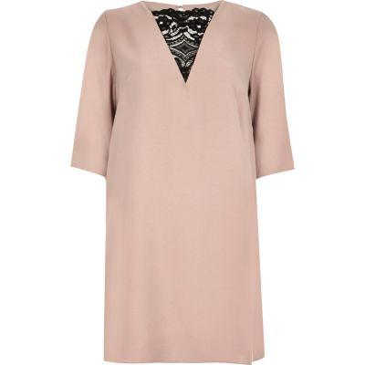 River Island Womens Lace Insert Wing Dress