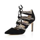 River Island Womens Suede Lace-up Heels