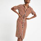 River Island Womens Stripe Shirt Dress